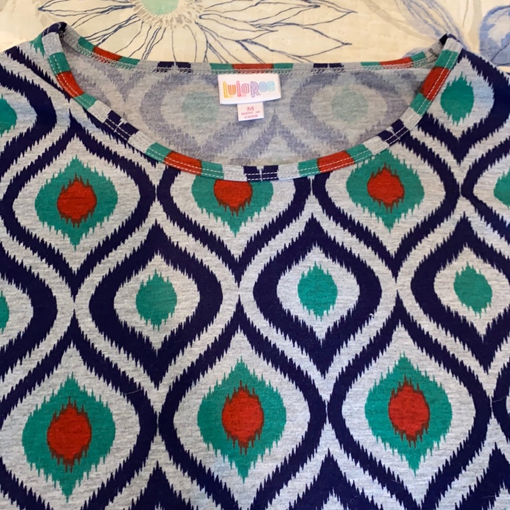 Lularoe M Irma Peacock Pattern